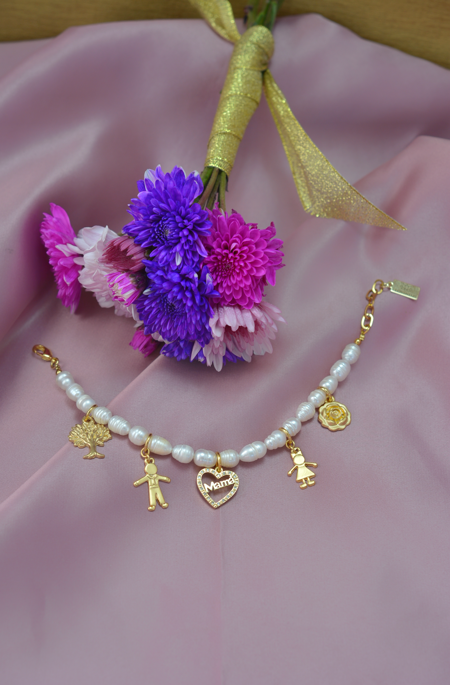 Pulsera mamá niño y niña