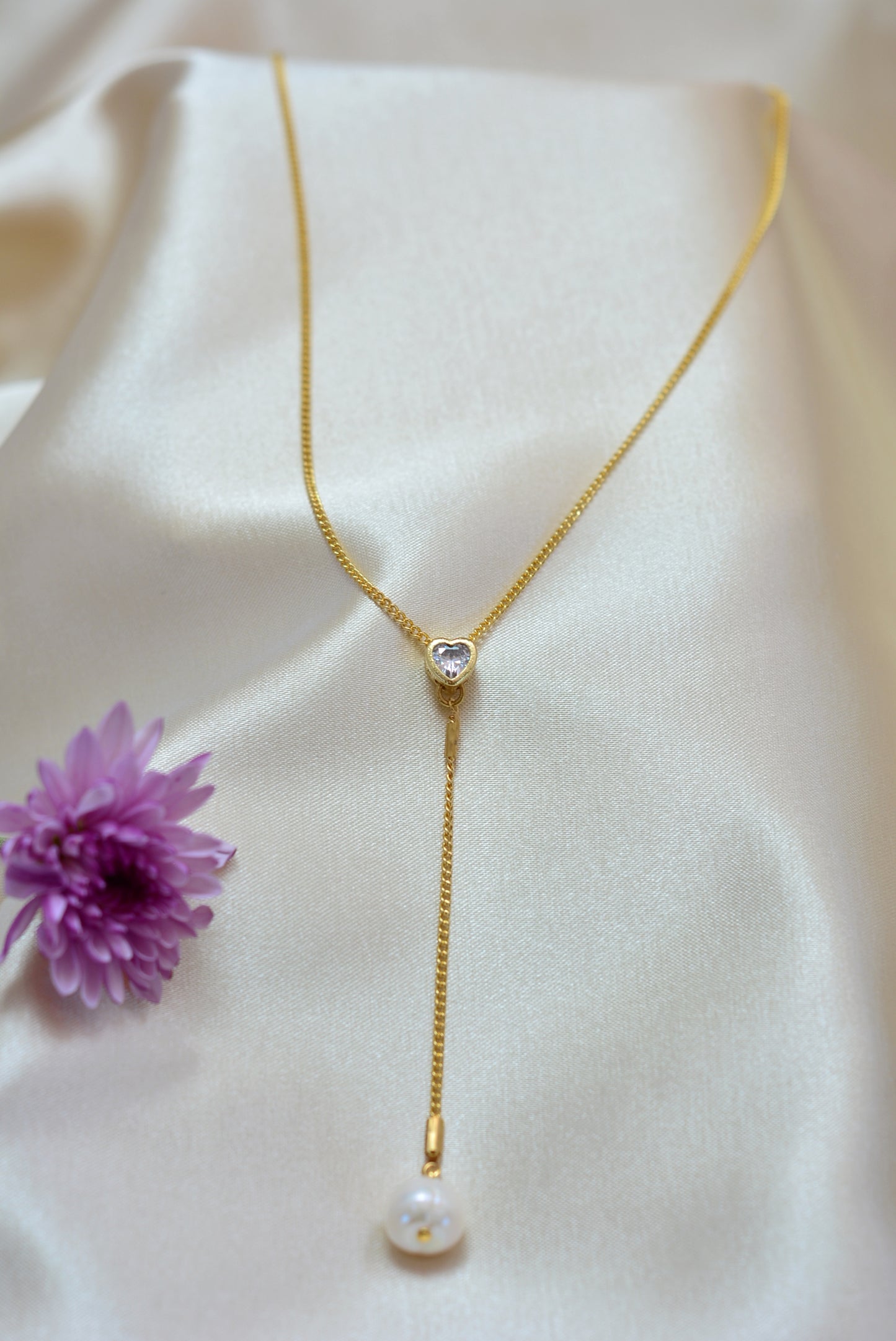 Collar lariat zirconia