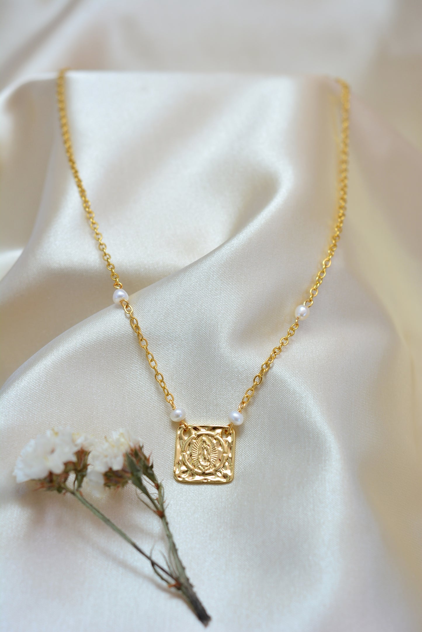 Cadena medalla Virgen de Guadalupe