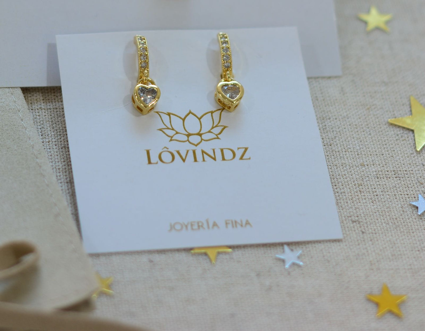 Aretes corazón