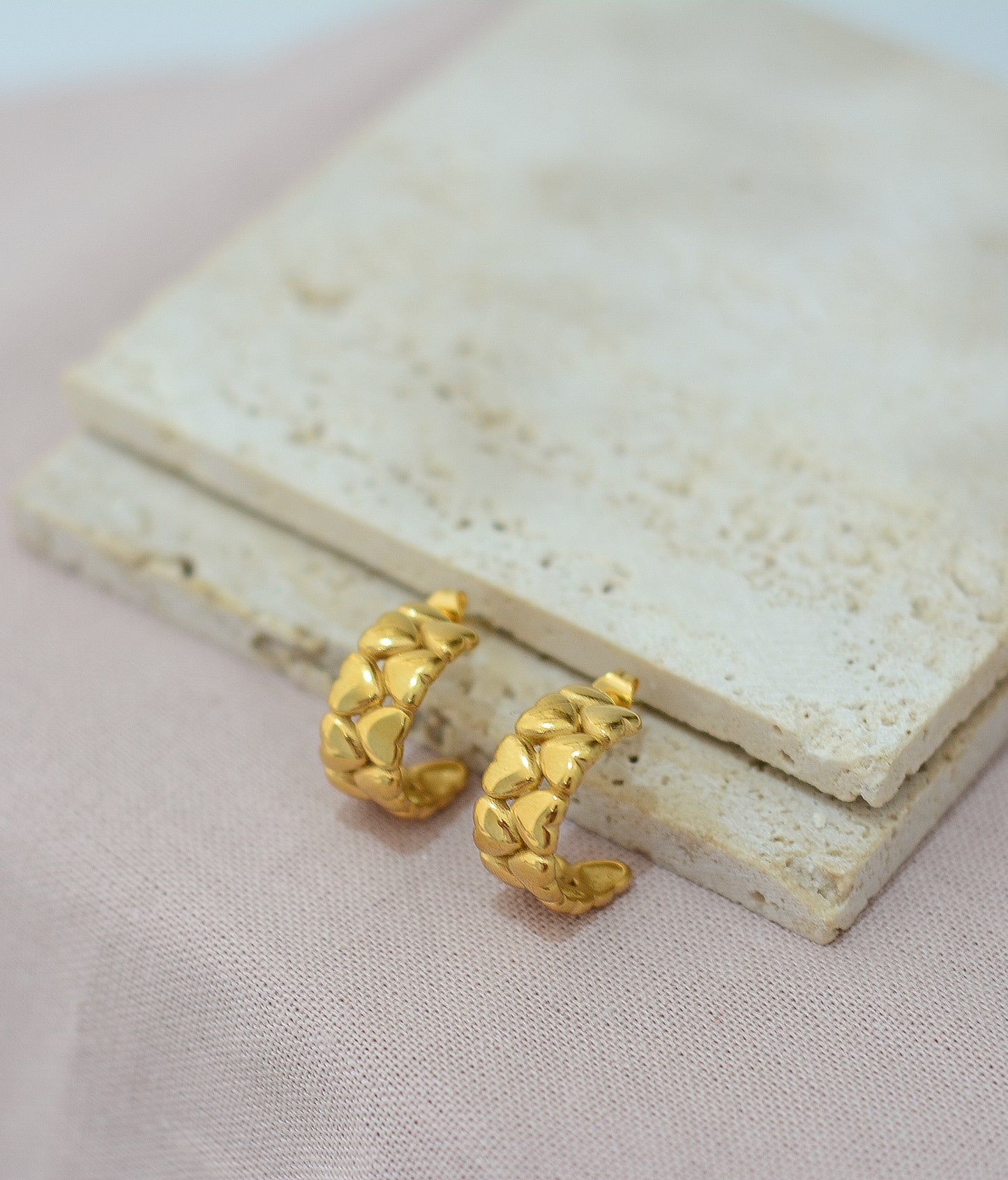 Arracadas de corazones