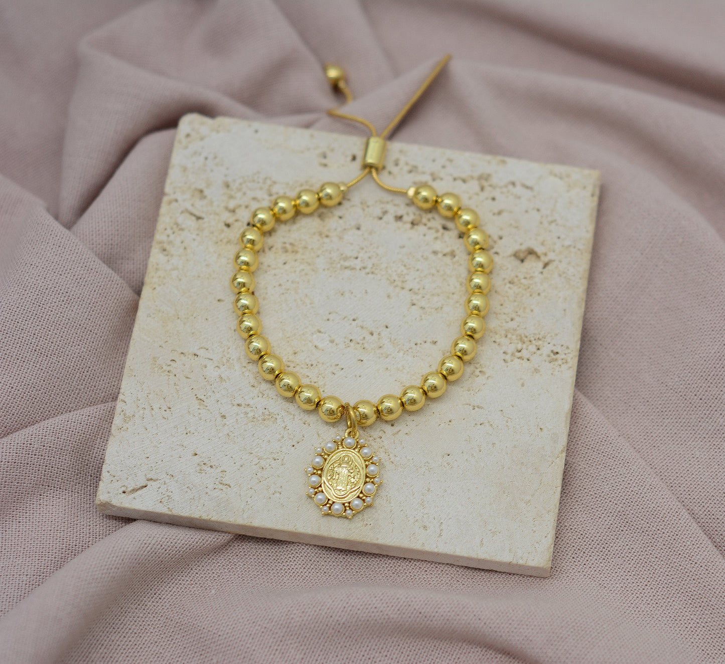 Pulsera medalla de San Benito