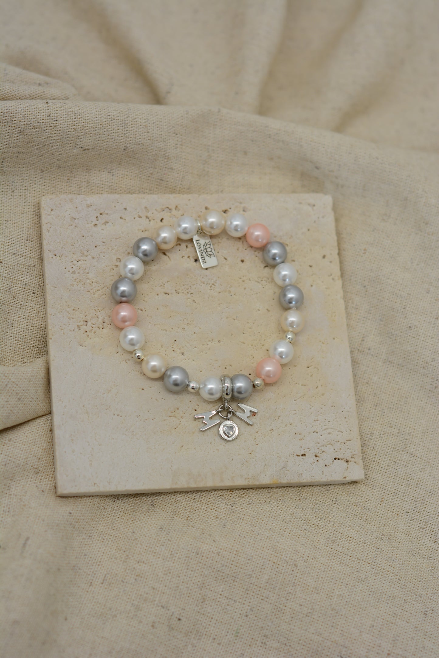 Pulsera madre perla MOM