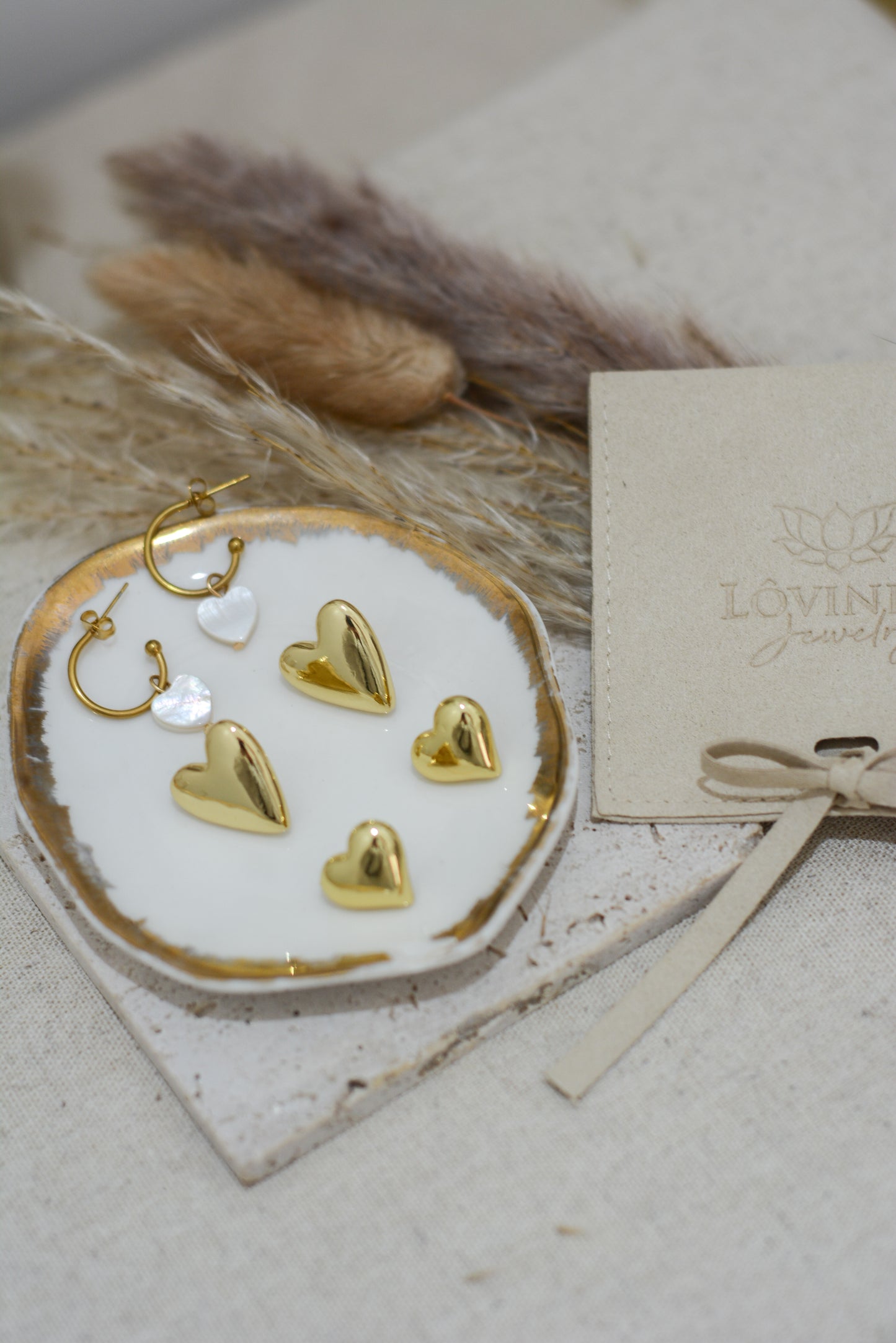 Arracadas madre perla