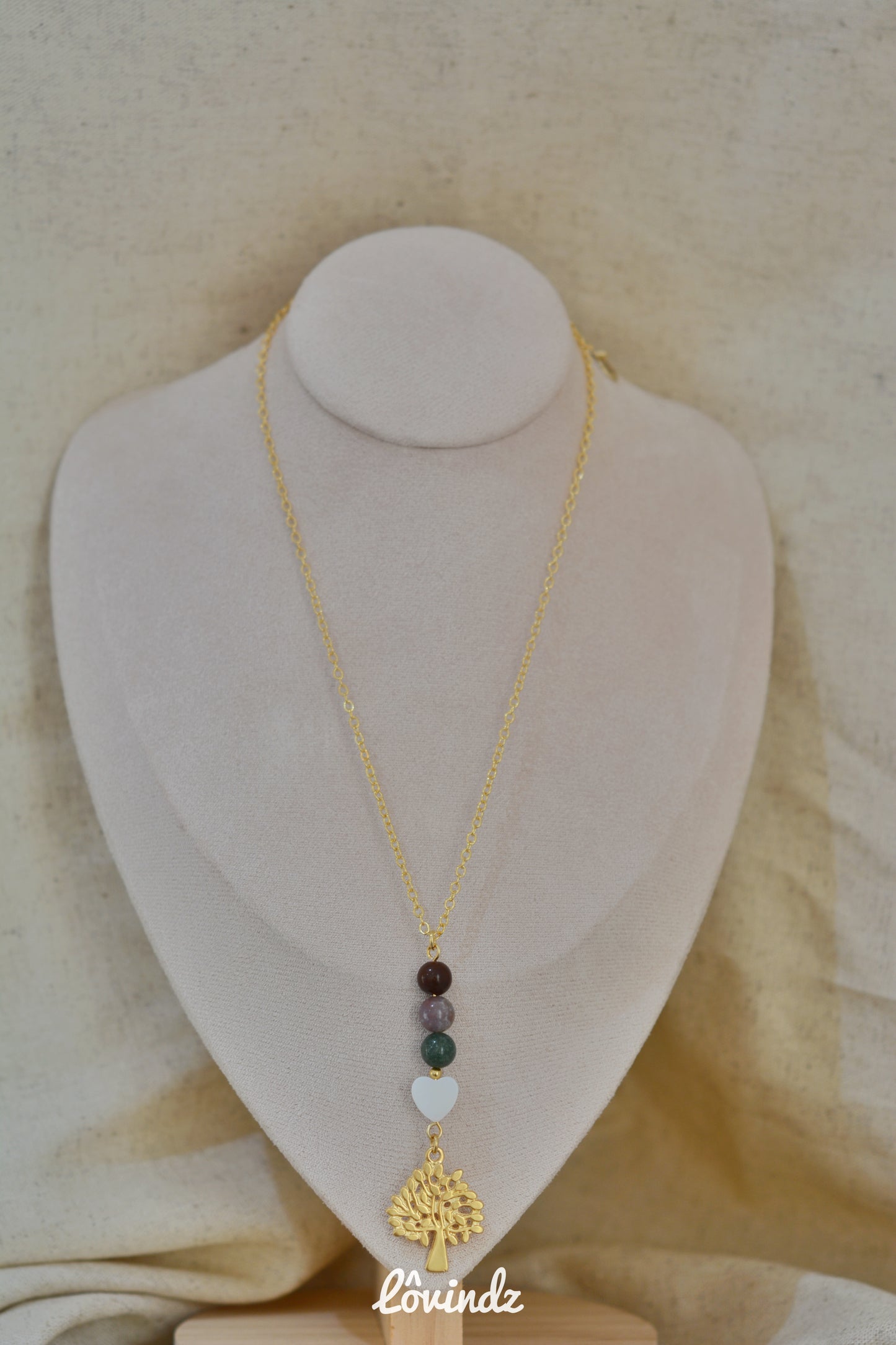 Cadena ágata de la India