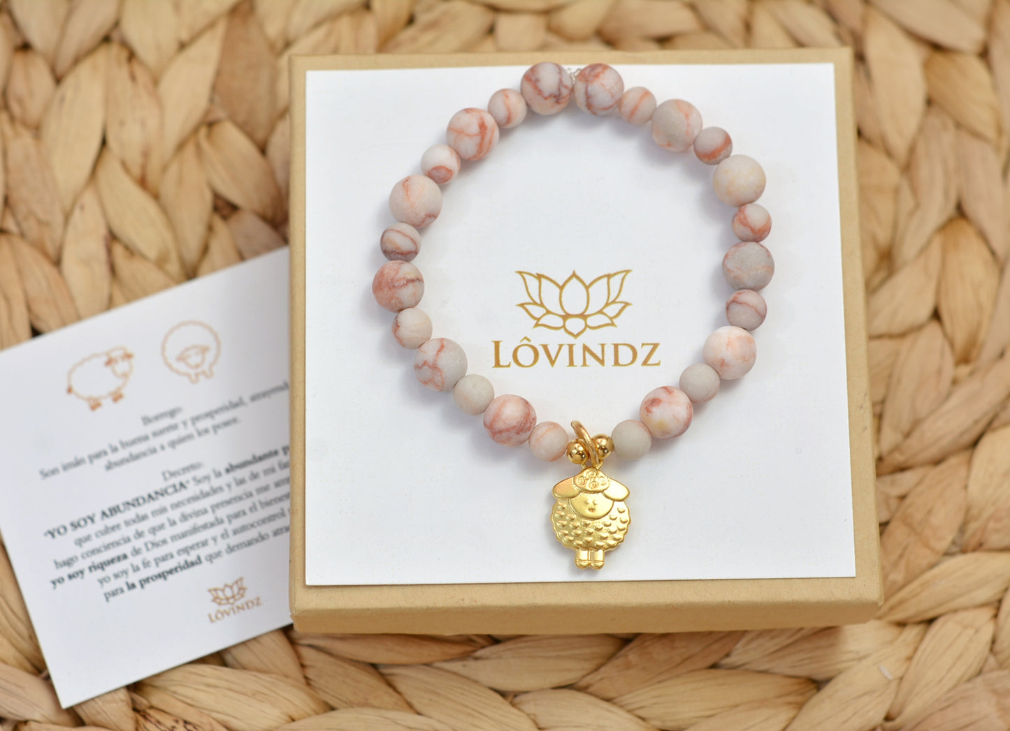 Pulsera borreguito de la abundancia.