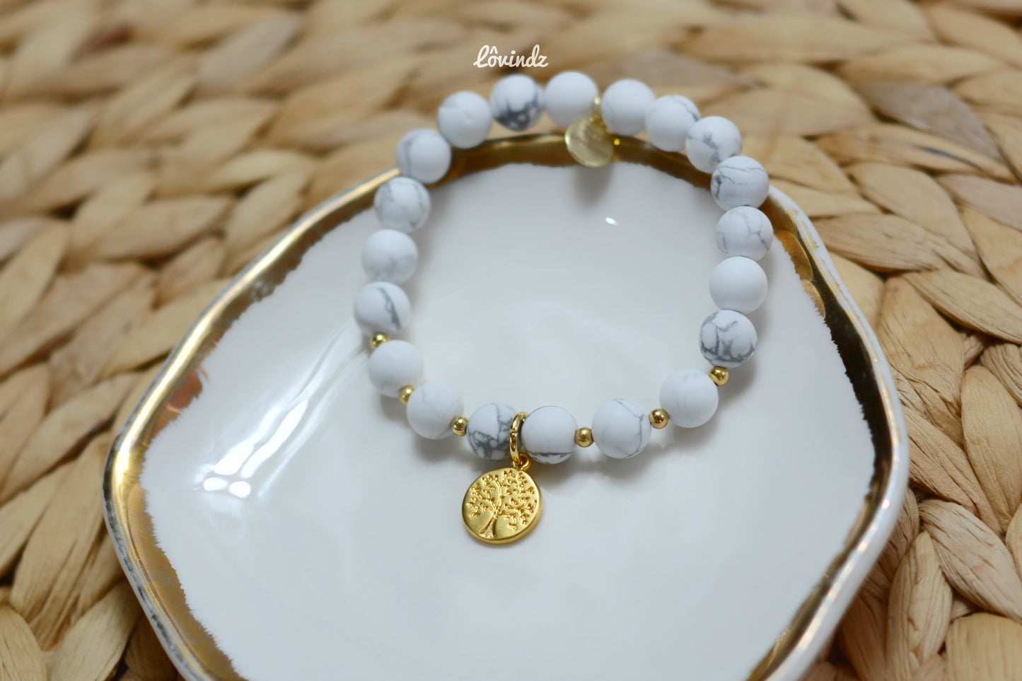 Pulsera árbol de la vida-mármol