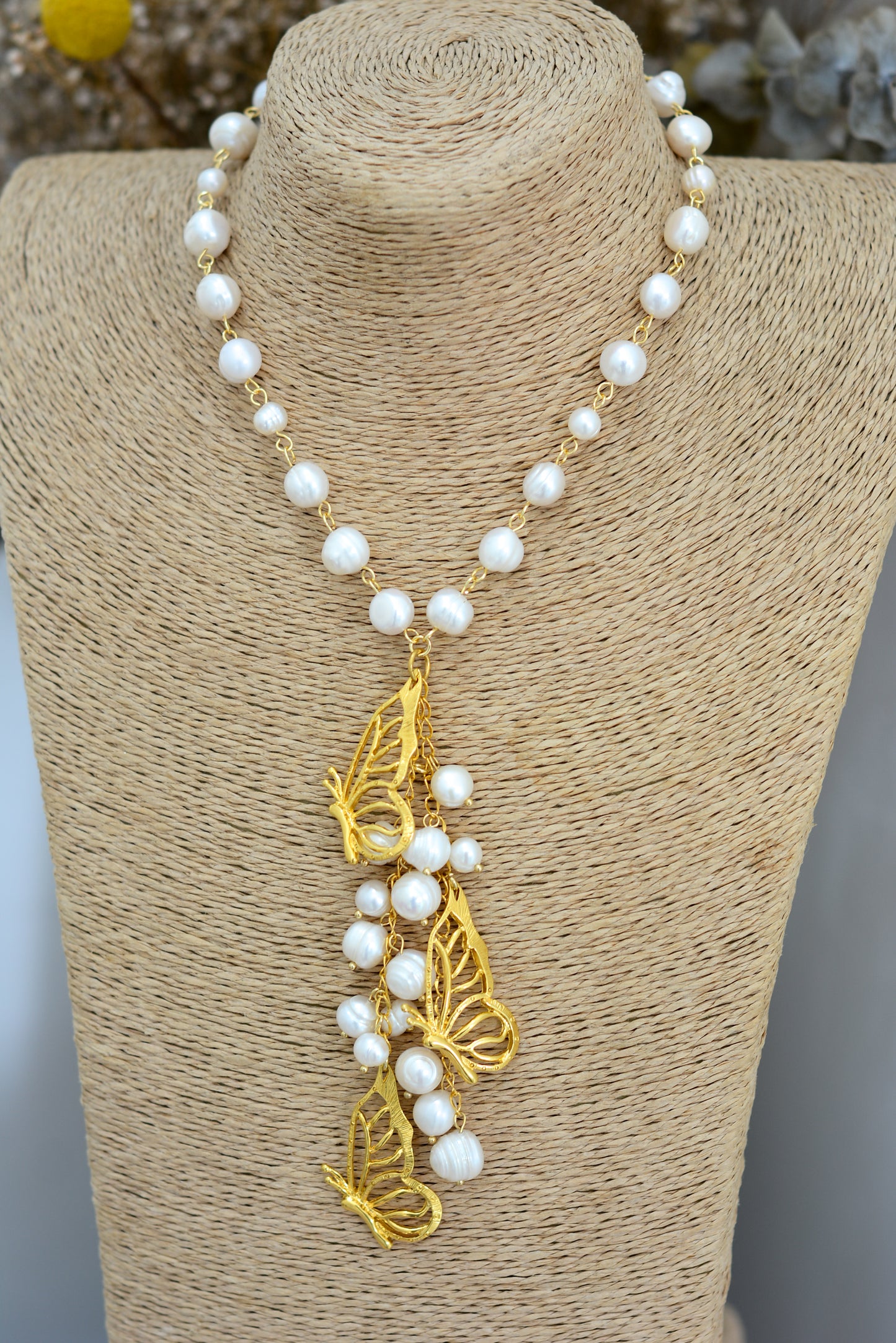 Collar mariposas