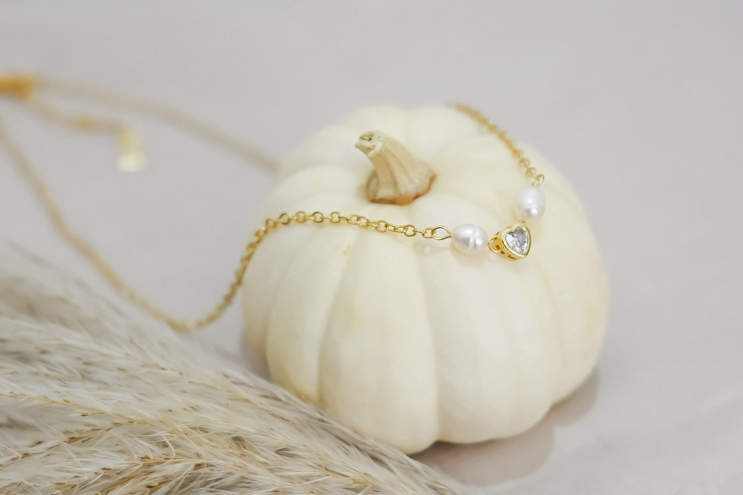 Cadena corazón zirconia