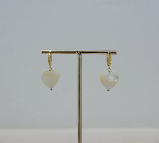 Aretes madre perla
