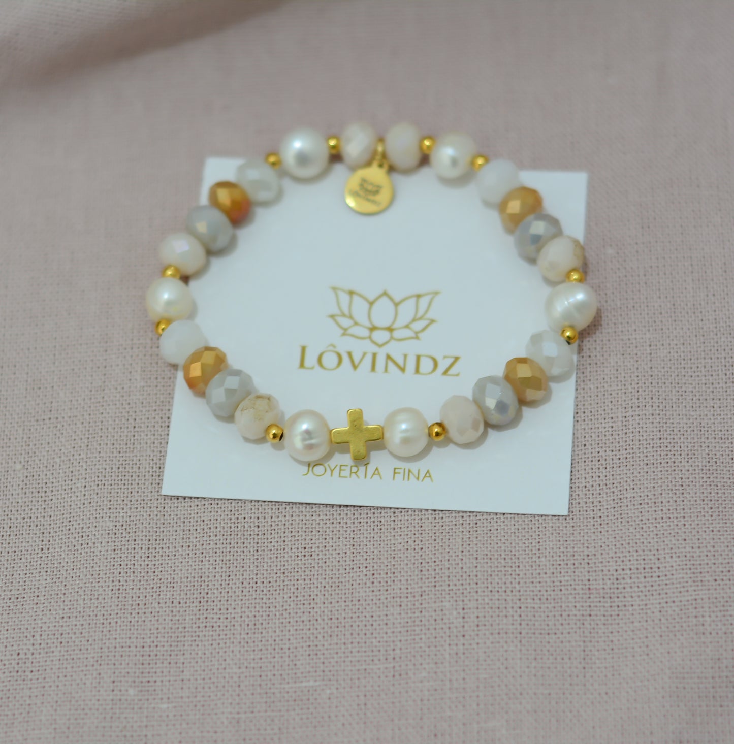 Pulsera cruz mini