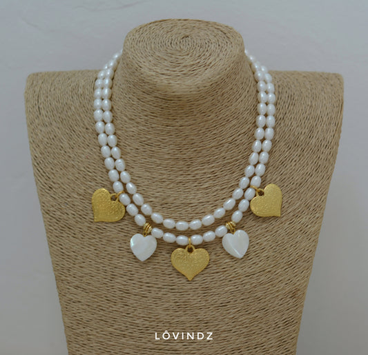 Collar corazones