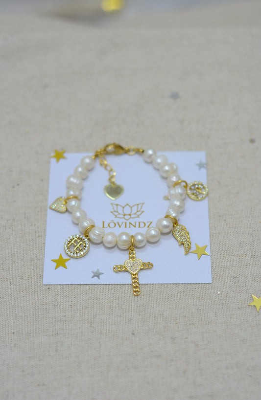 Pulsera dijes de zirconia