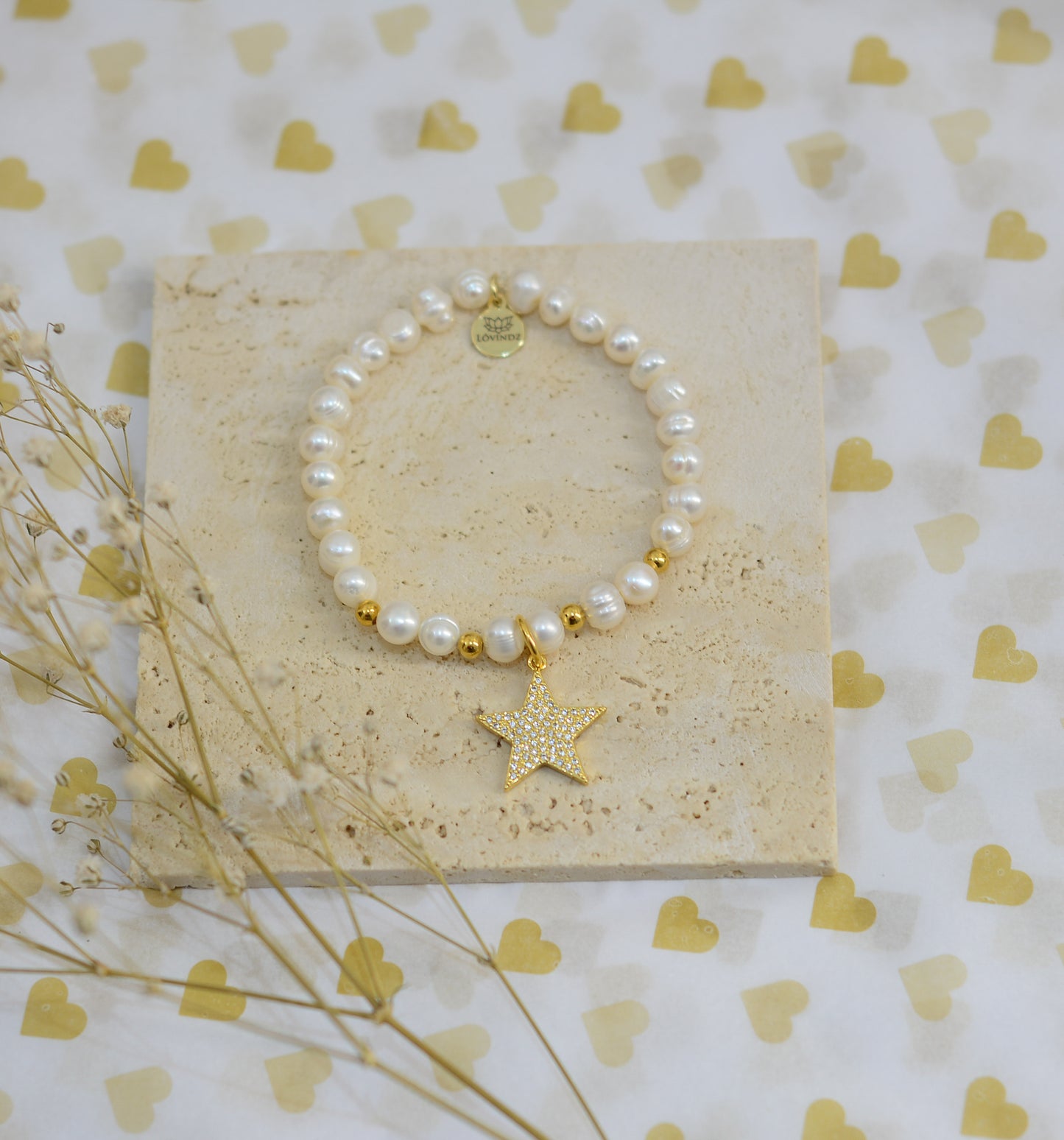 Pulsera estrella de zirconias