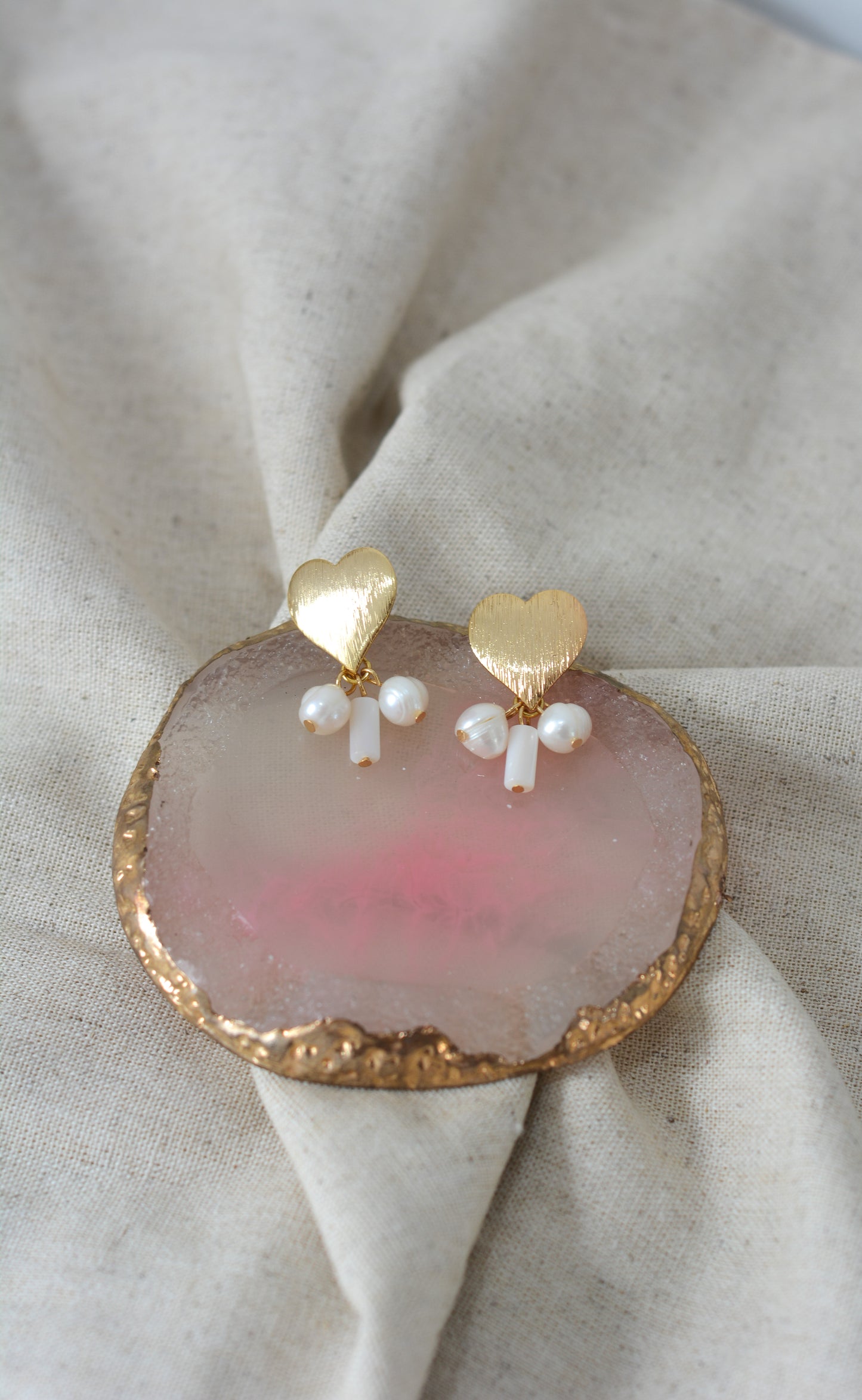 Aretes corazón