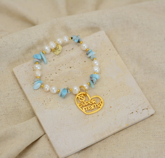 Pulsera super mamá laminar