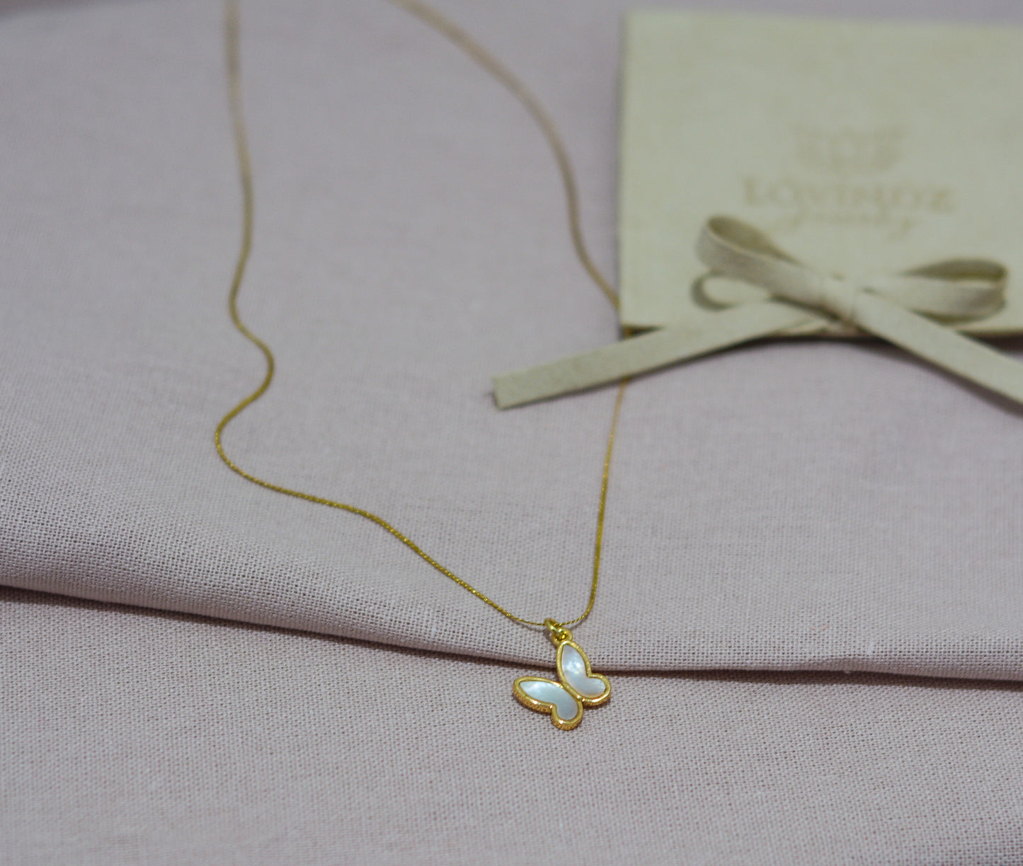 Set mariposas de madre perla