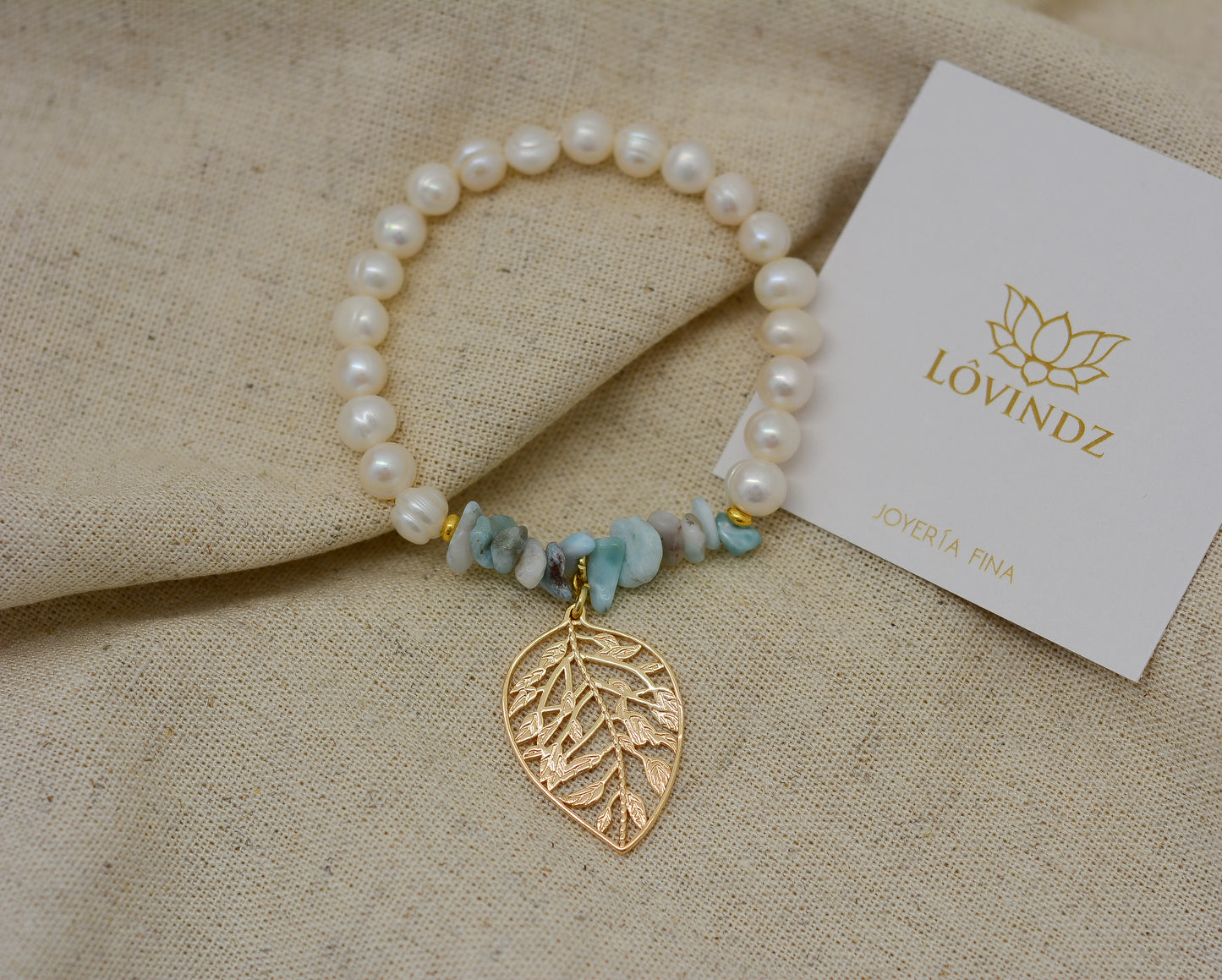 Pulsera piedra laminar