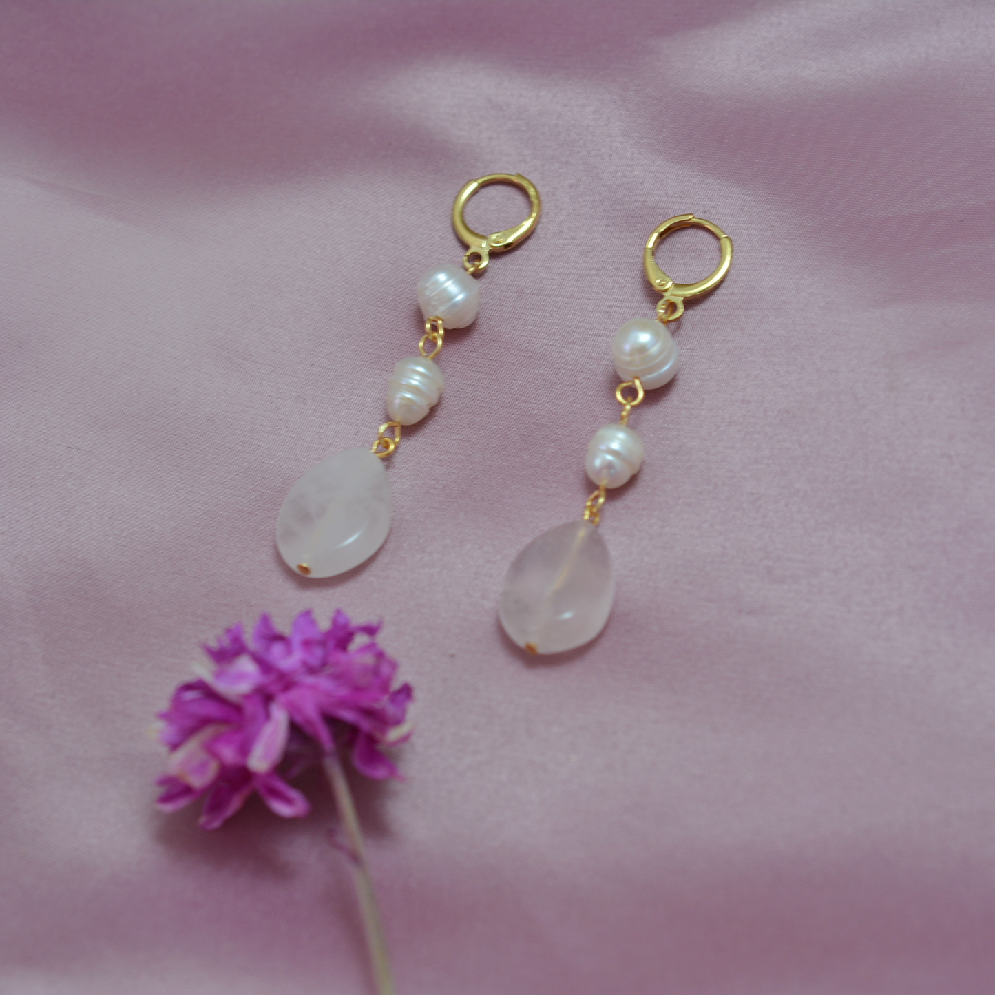 Arete gota de cuarzo